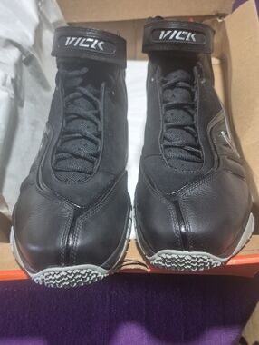 Nike Zoom Vick IV Black Retro Shoes Mid 313708-002